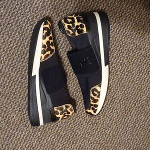 Michael Kors Leopard Print Slip-On Sneakers